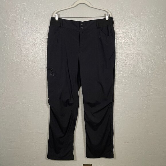 Cabelas Women XL Black XPG Hiking Pants Convertible Wicking UPF 30 Gorpcore - Picture 1 of 12